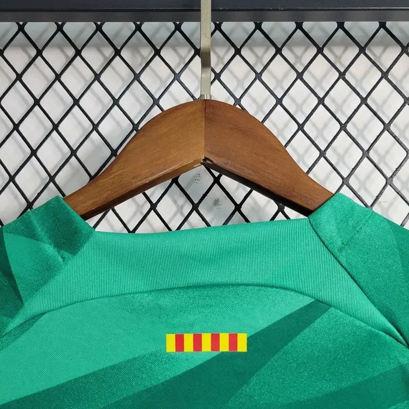 2023/2024 Barcelona Goalkeeper Kit Kids Size
