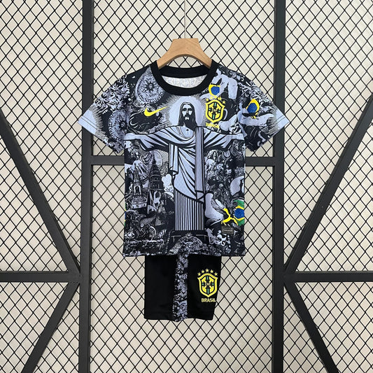 Brazil โJesusโ Limited Jersey Kids Size