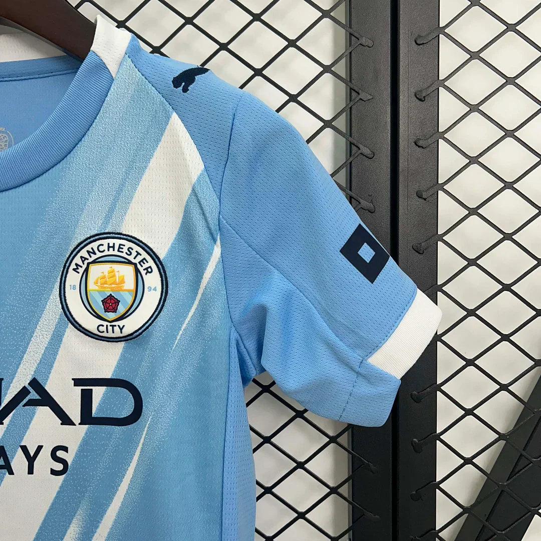 2025/2026 Manchester City Home Kids Size