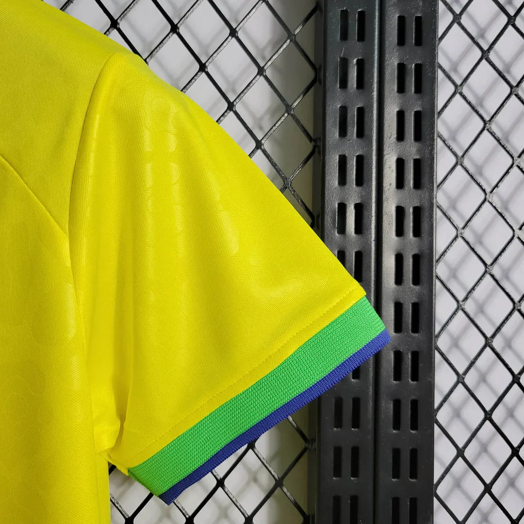 2022 World Cup Brazil Home Jersey Kids Size