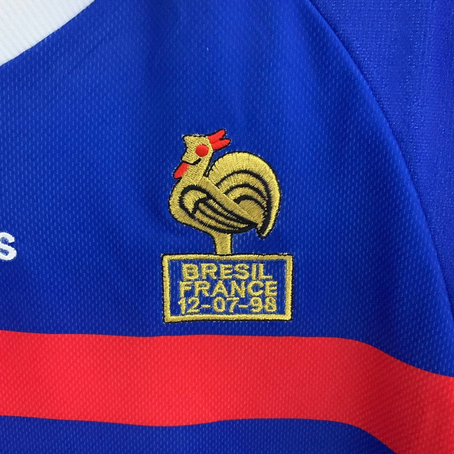 98/99 France Home Long Sleeve Retro Jersey
