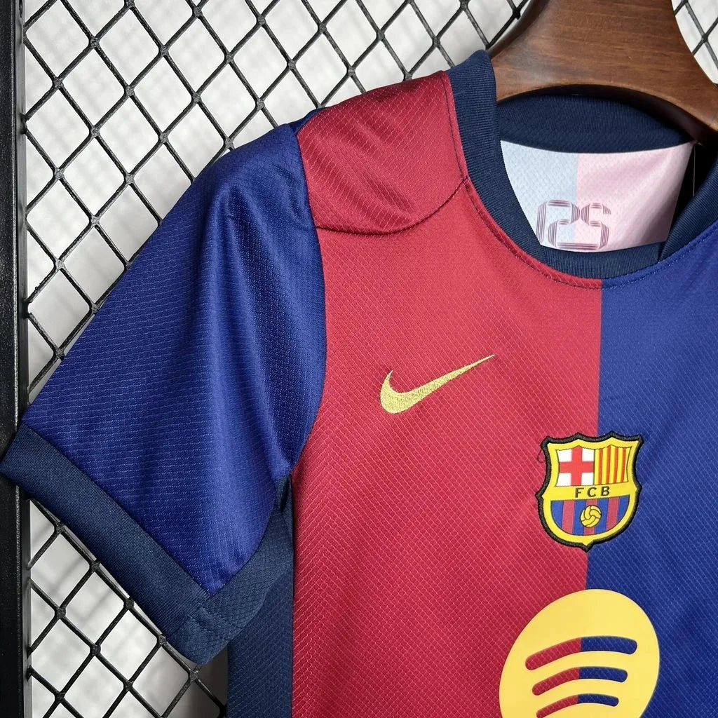Barcelona 2024/2025 Home Jersey Kids SIze
