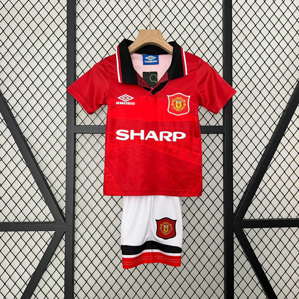 Manchester United Retro 1994/1996 Home Jersey Kids Size