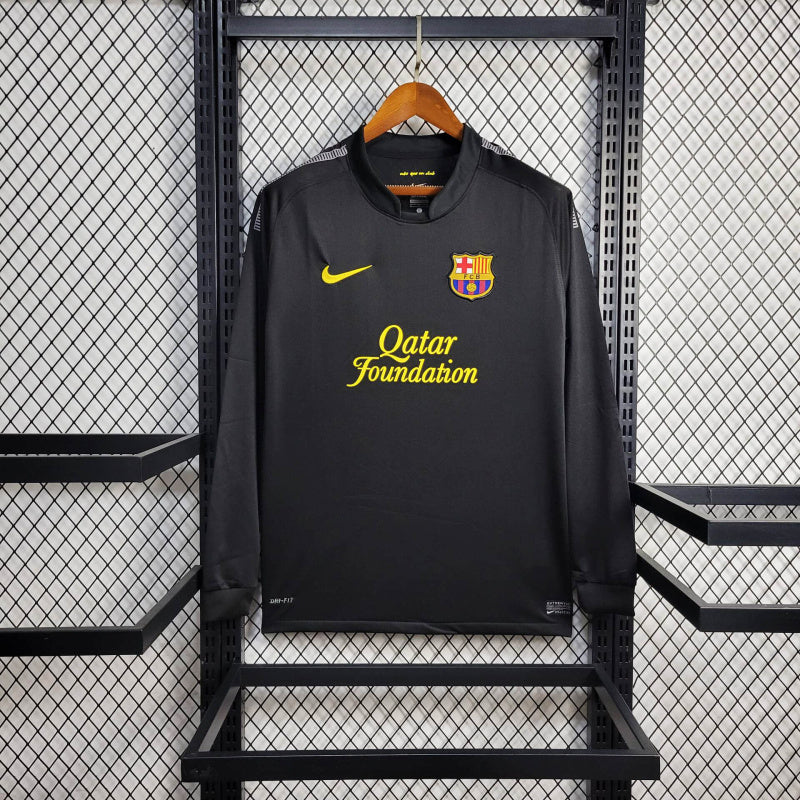 11/12 Barcelona Away Third Retro Long Sleeve Jersey