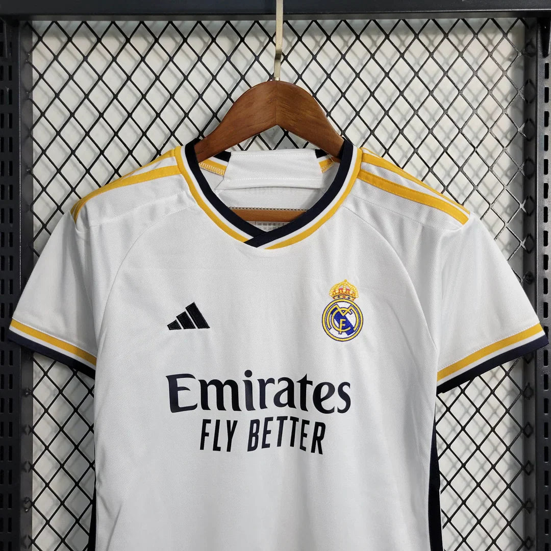 2023/2024 Real Madrid Home Kit Kids Size