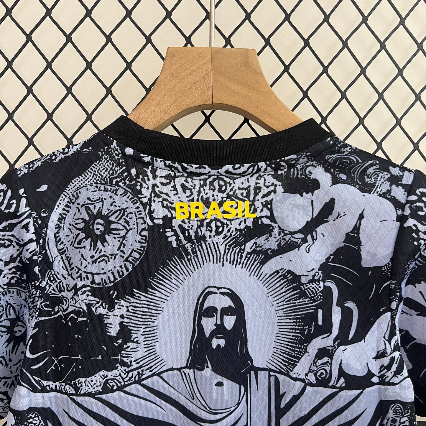 Brazil โJesusโ Limited Jersey Kids Size
