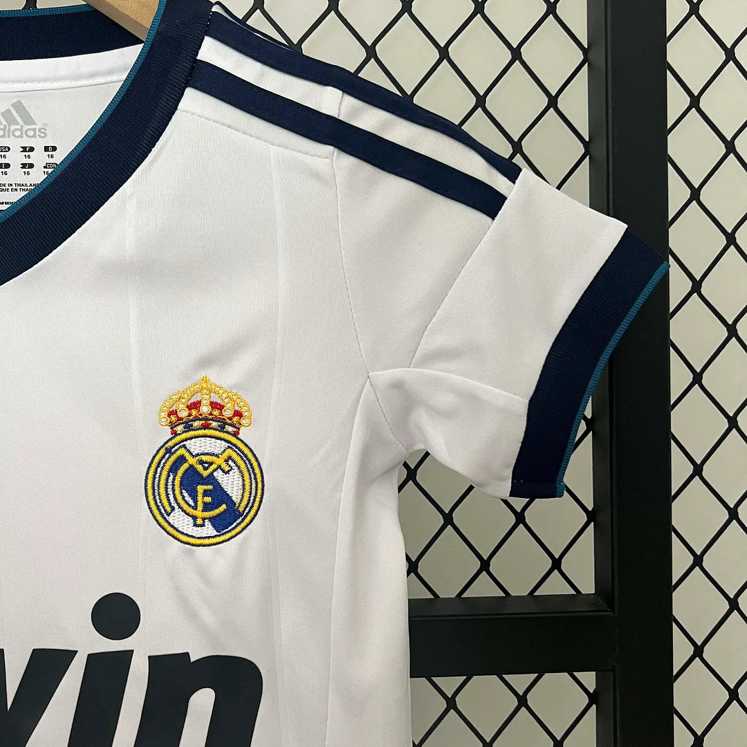 2012/2013 Retro Real Madrid Home Kit Kids Size