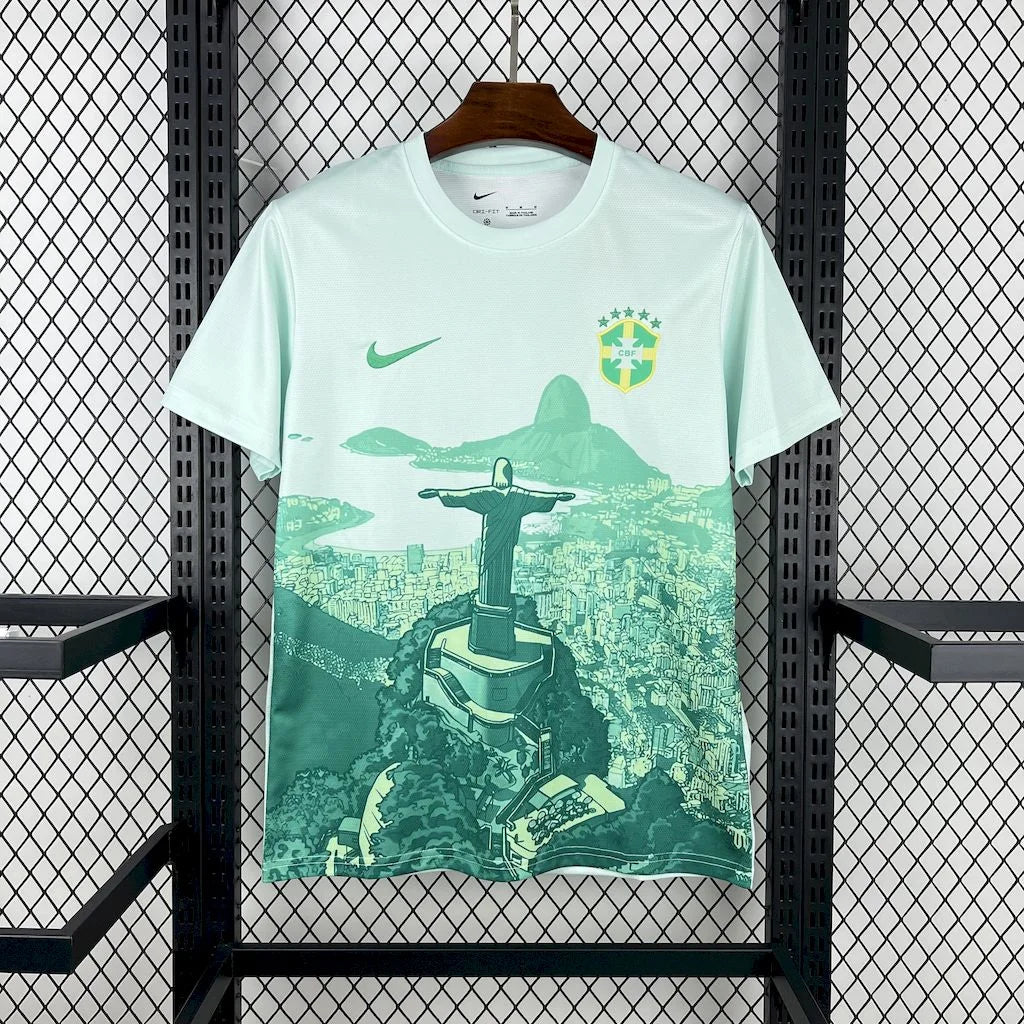 25/26 Brazil "The Redeemer" Green Special Edition Jersey