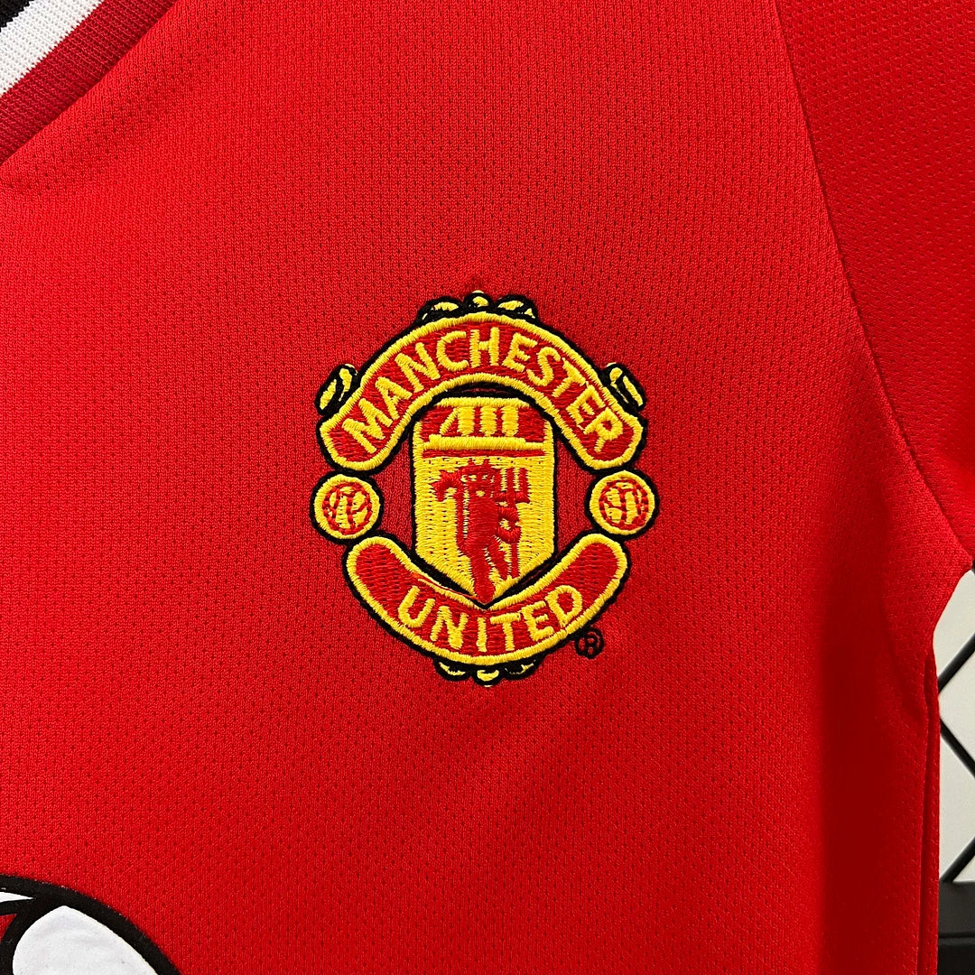 2000/2002 Retro Manchester United Home Kids Size
