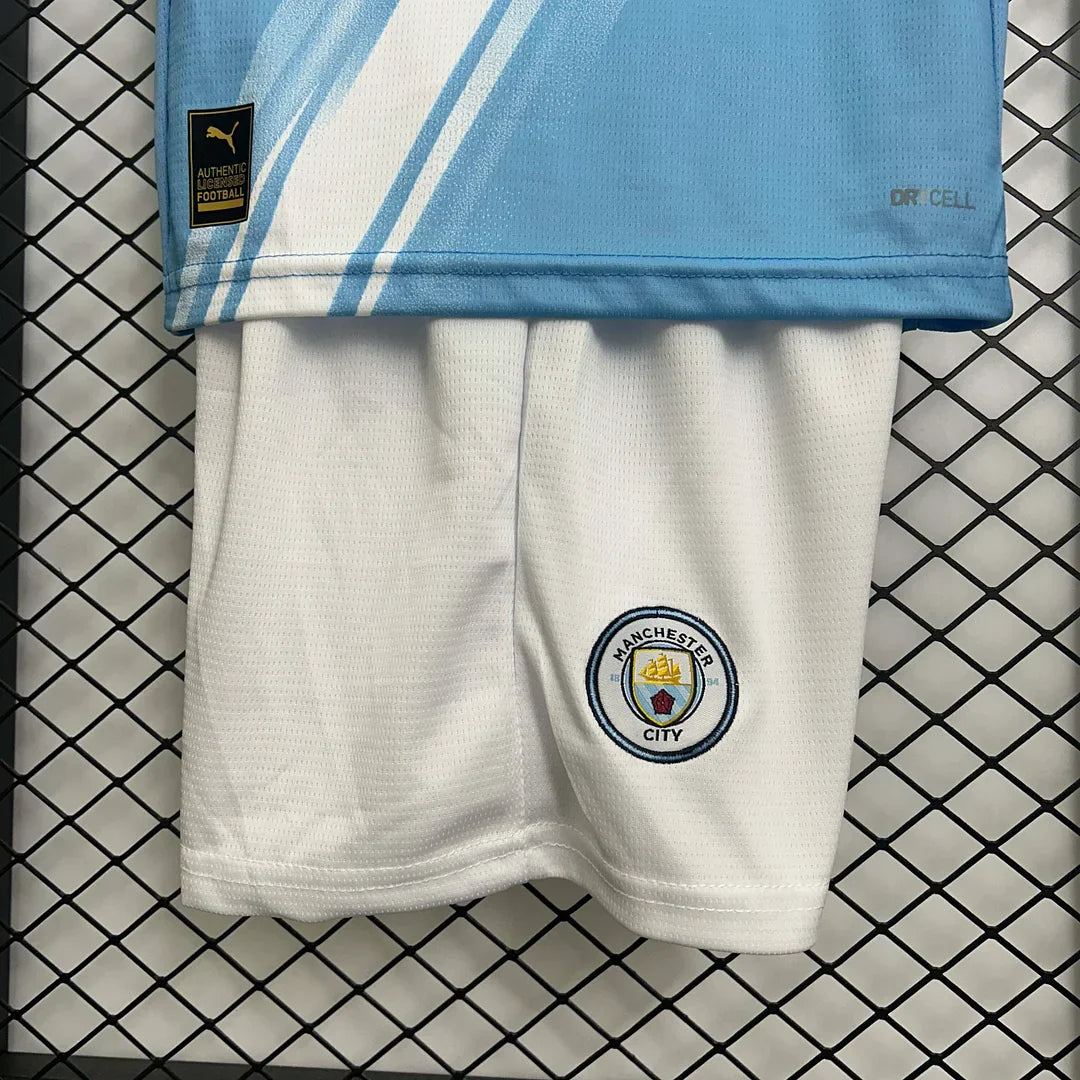 2025/2026 Manchester City Home Kids Size