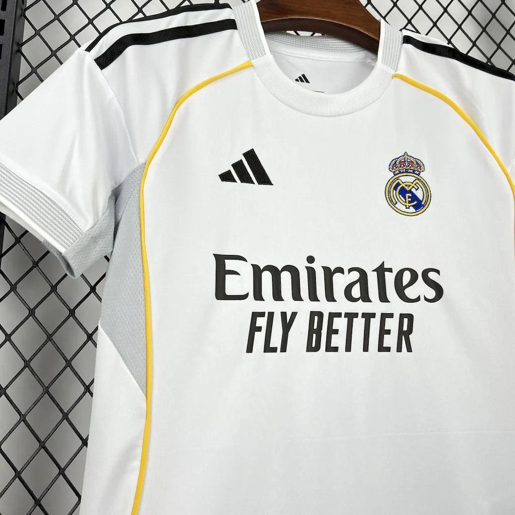 2025/2026 Real Madrid Home Kit Kids Size