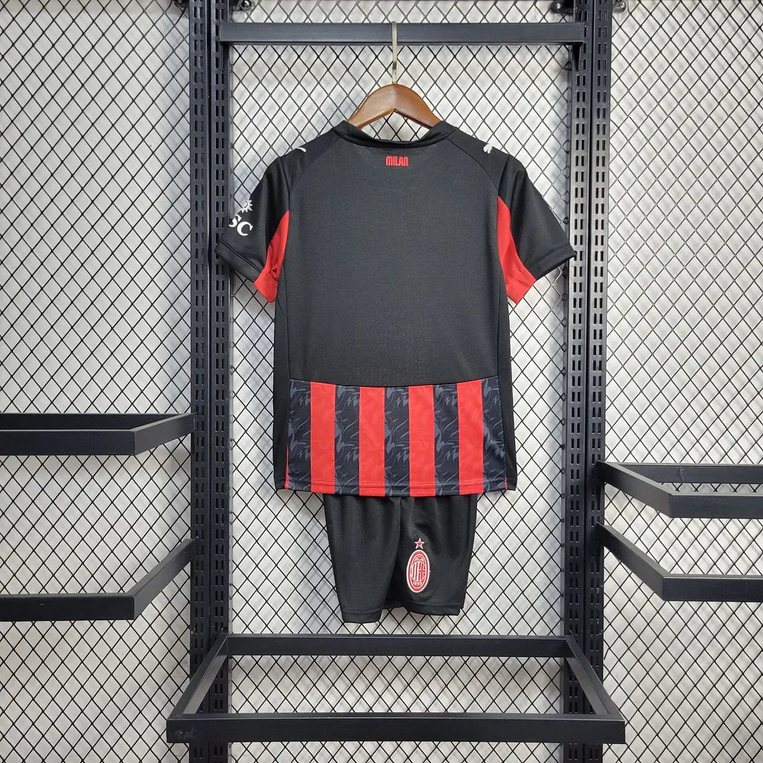 2025/2026 AC Milan Home Kit Kids Size