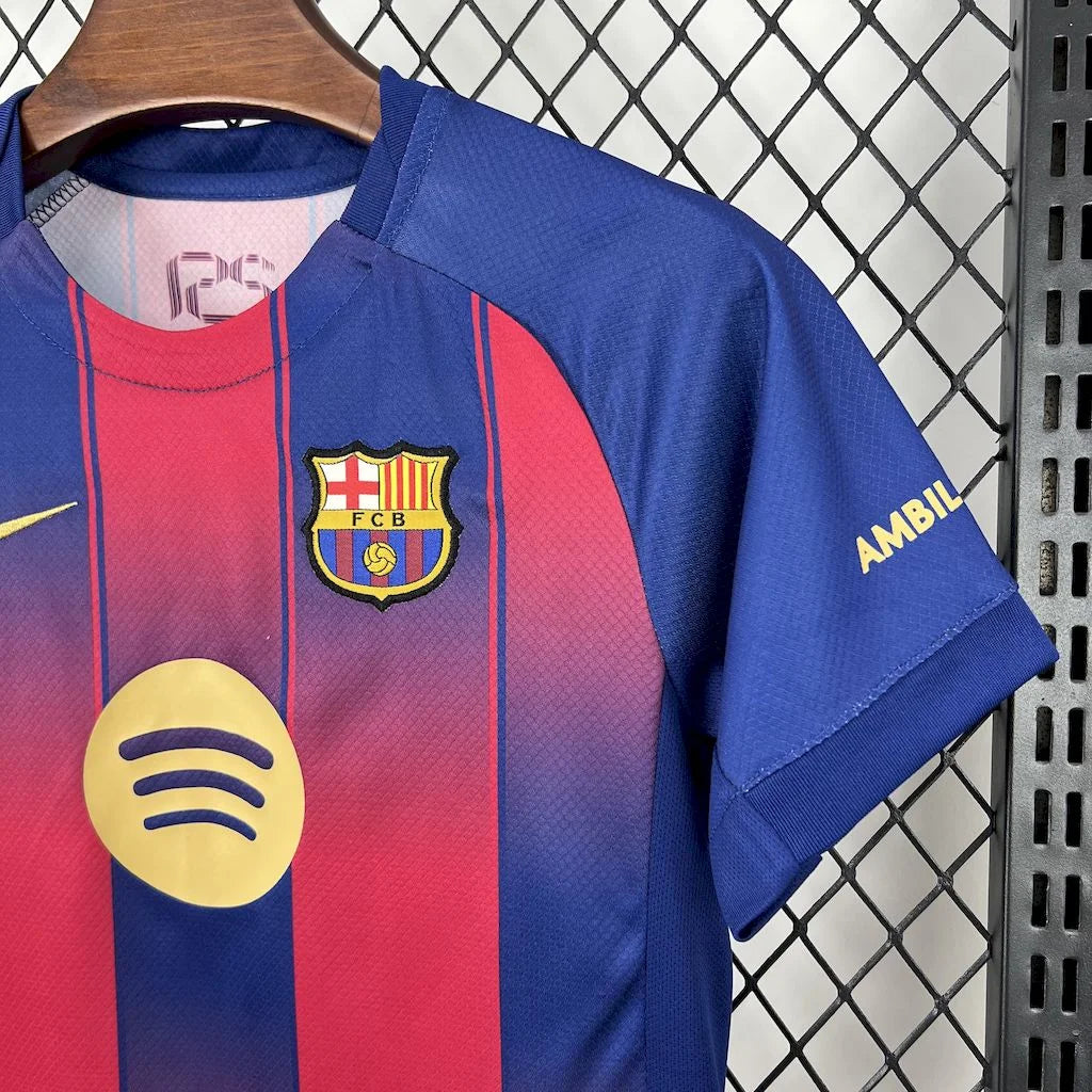 2025/2026 Barcelona Home Kit Kids Size