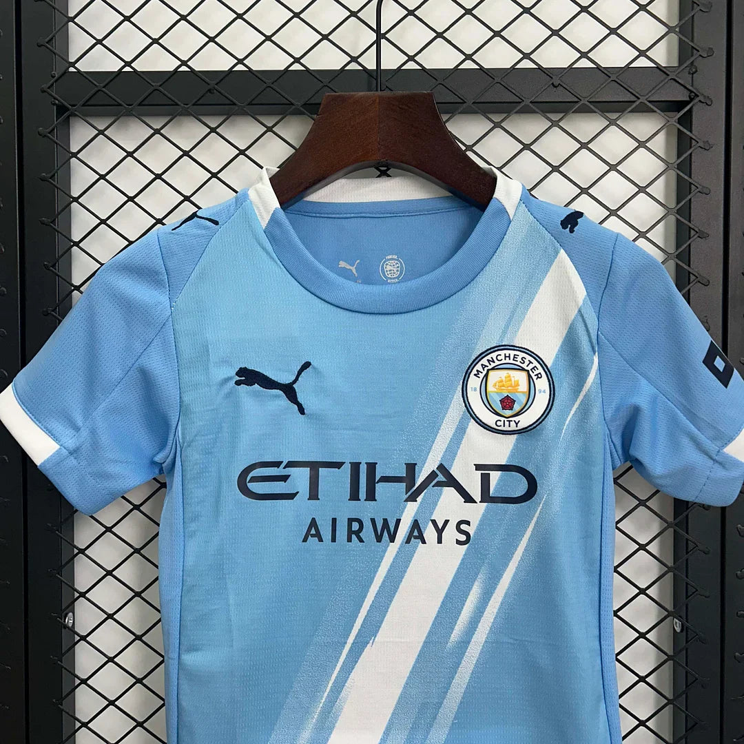 2025/2026 Manchester City Home Kids Size