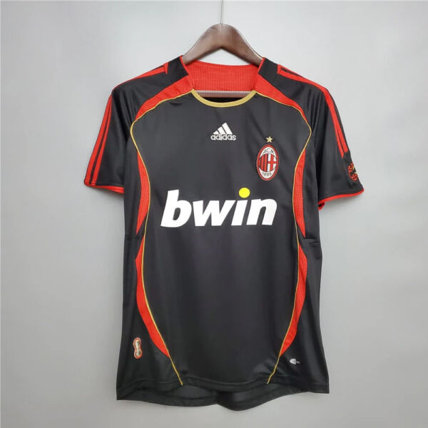 06/07 AC Milan Away Third Black Retro Jersey