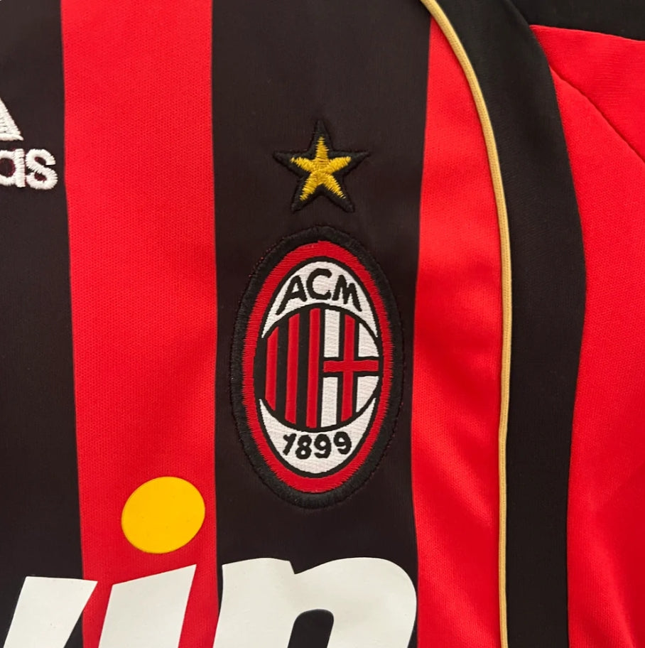 AC Milan Retro 2006/2007 Home Jersey Kids Size