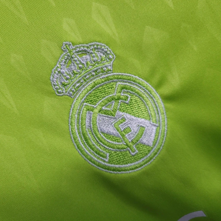 Real Madrid 2023/2024 Goalkeeper Green Jersey Kids Size