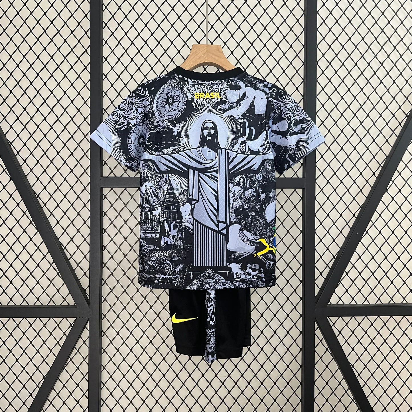 Brazil โJesusโ Limited Jersey Kids Size