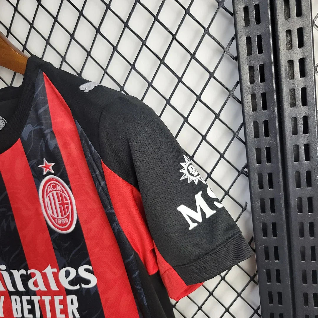 2025/2026 AC Milan Home Kit Kids Size