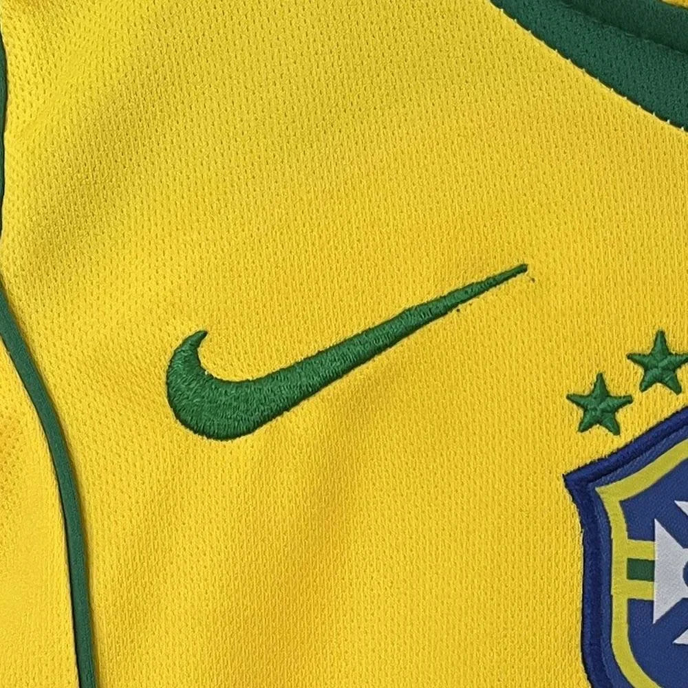 2004 Retro kit Brazil Home Jersey Kids Size
