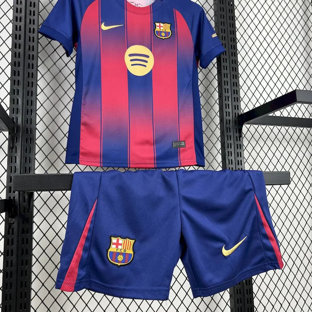 2025/2026 Barcelona Home Kit Kids Size