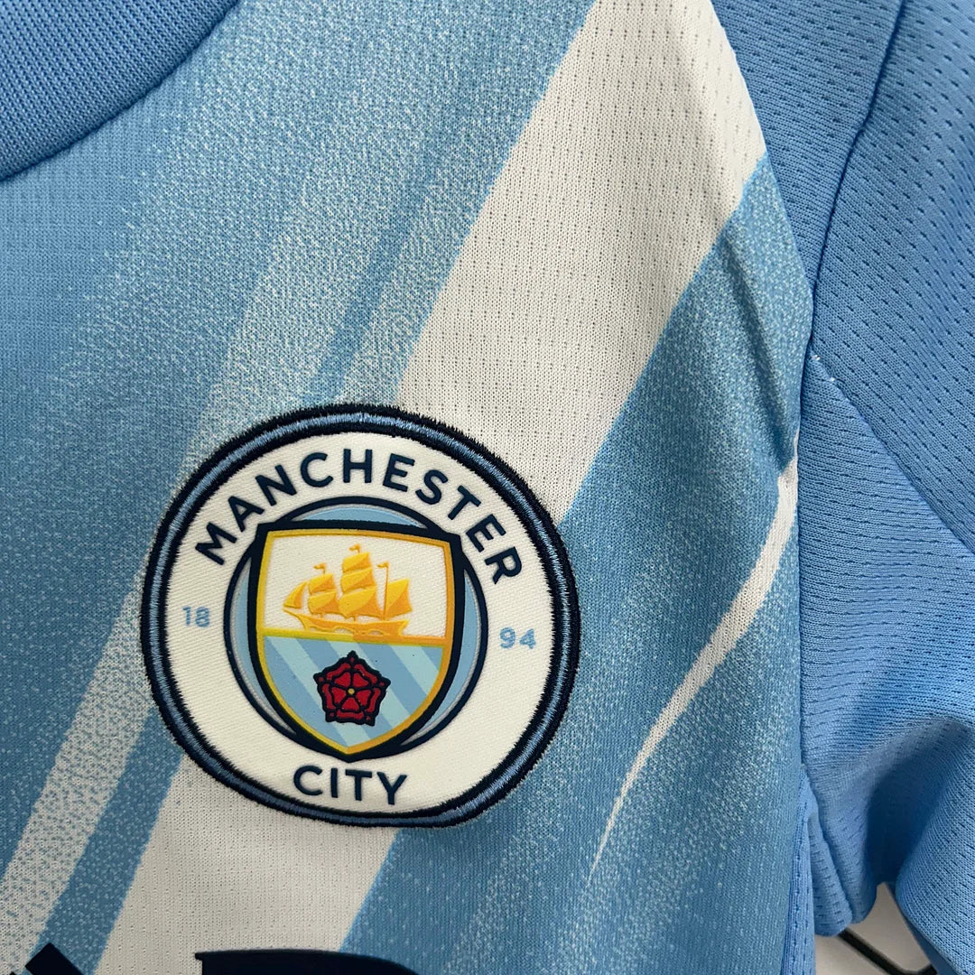2025/2026 Manchester City Home Kids Size