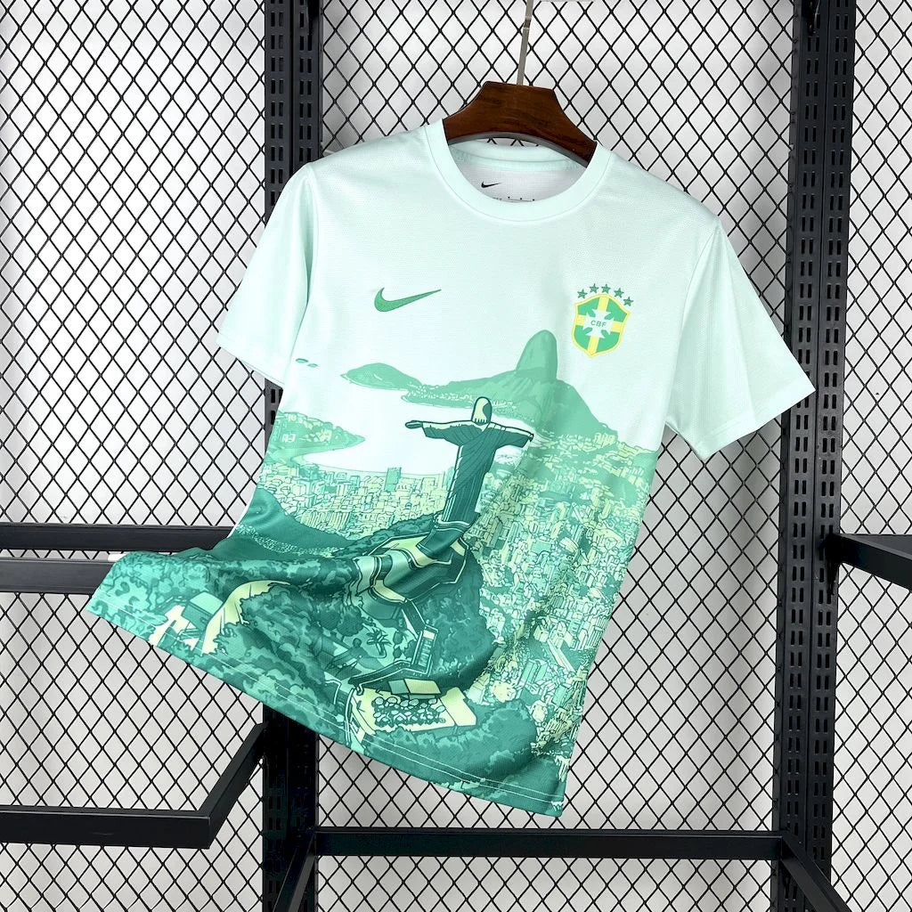 25/26 Brazil "The Redeemer" Green Special Edition Jersey