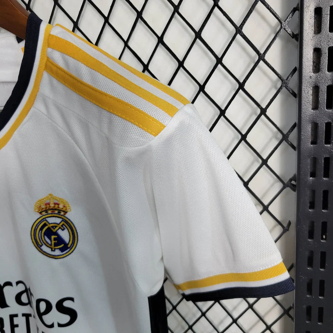2023/2024 Real Madrid Home Kit Kids Size