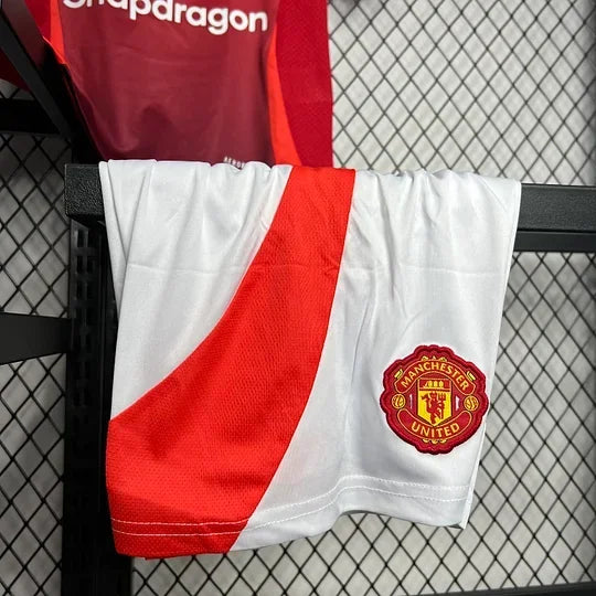 2024/2025 Manchester United Home Kit Kids Size