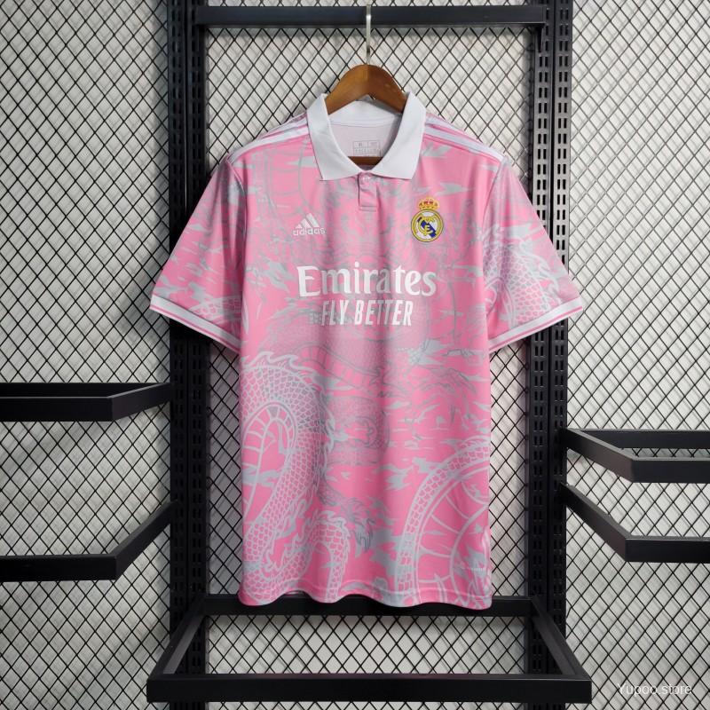23/24 Real Madrid "Pink Dragon" Special Edition Jersey