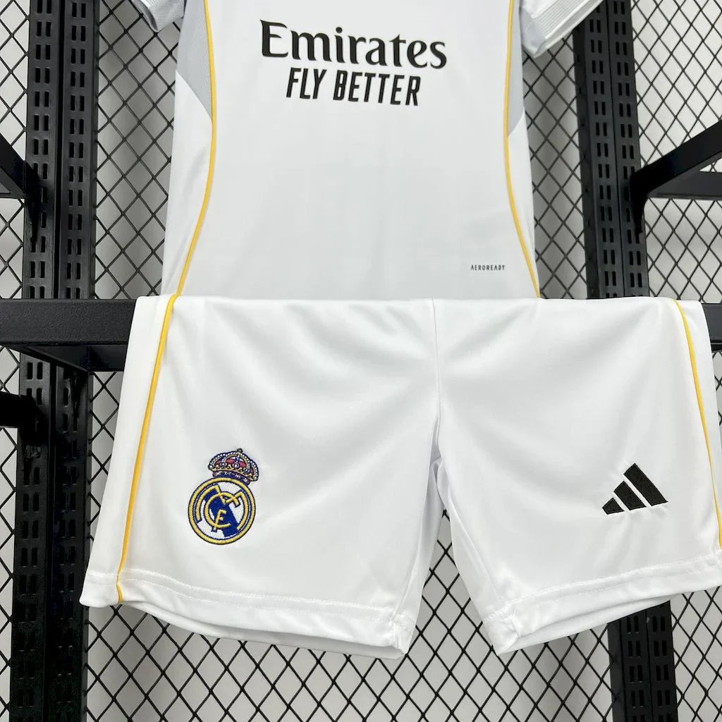 2025/2026 Real Madrid Home Kit Kids Size