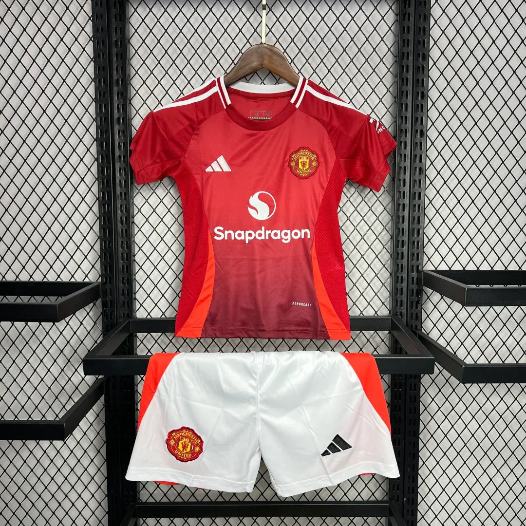 2024/2025 Manchester United Home Kit Kids Size