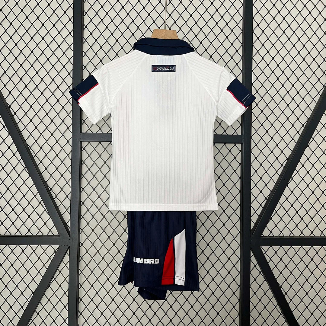 1998 Retro England Home Kit Kids Size