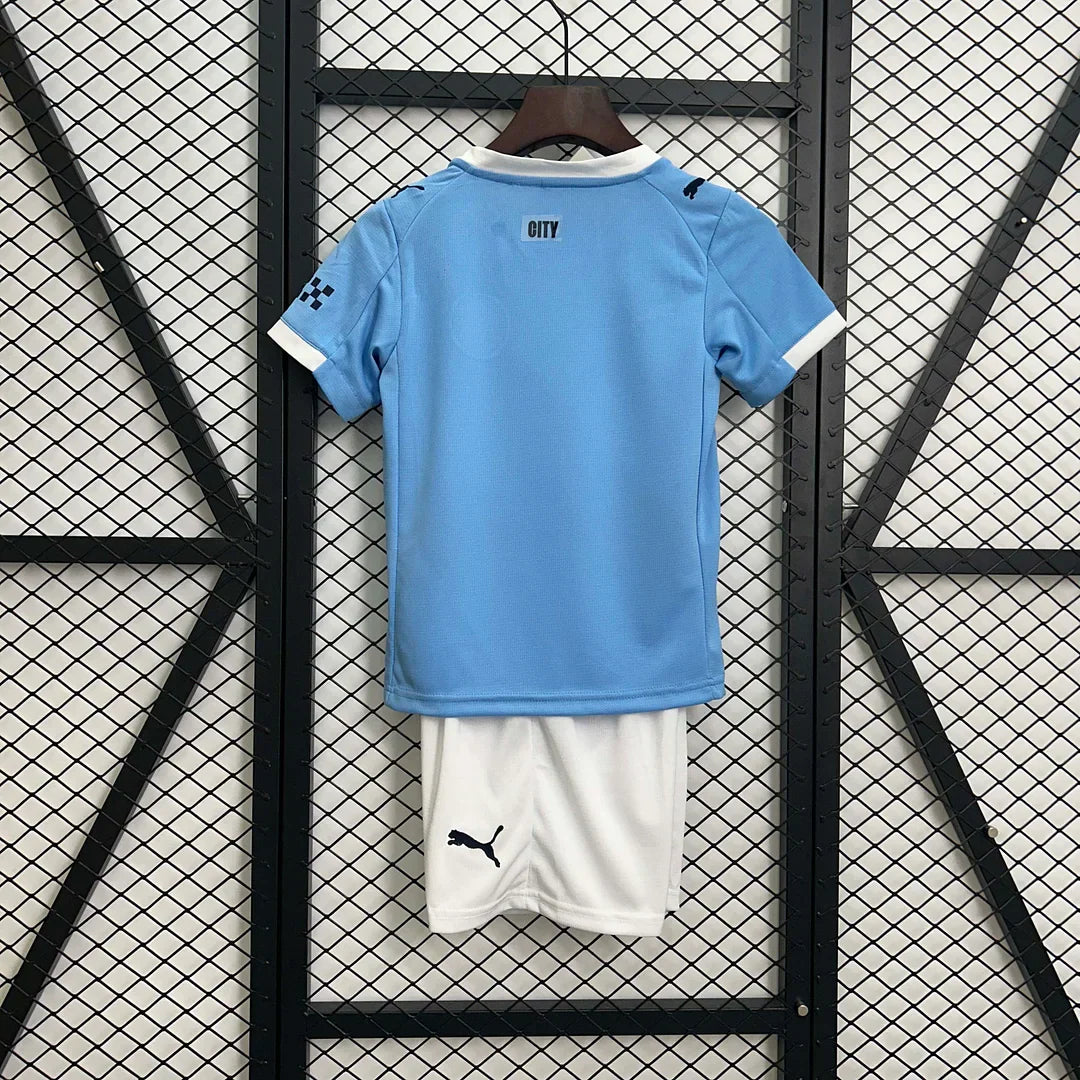 2025/2026 Manchester City Home Kids Size
