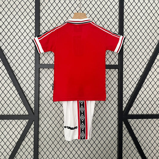 Manchester United 1998/1999 Home Jersey Kids Size