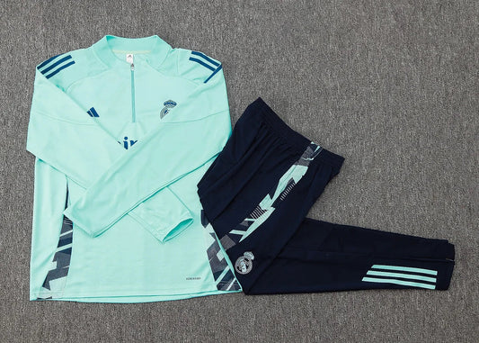 24/25 Real Madrid "Shadow Dragon" Light Blue Tracksuit