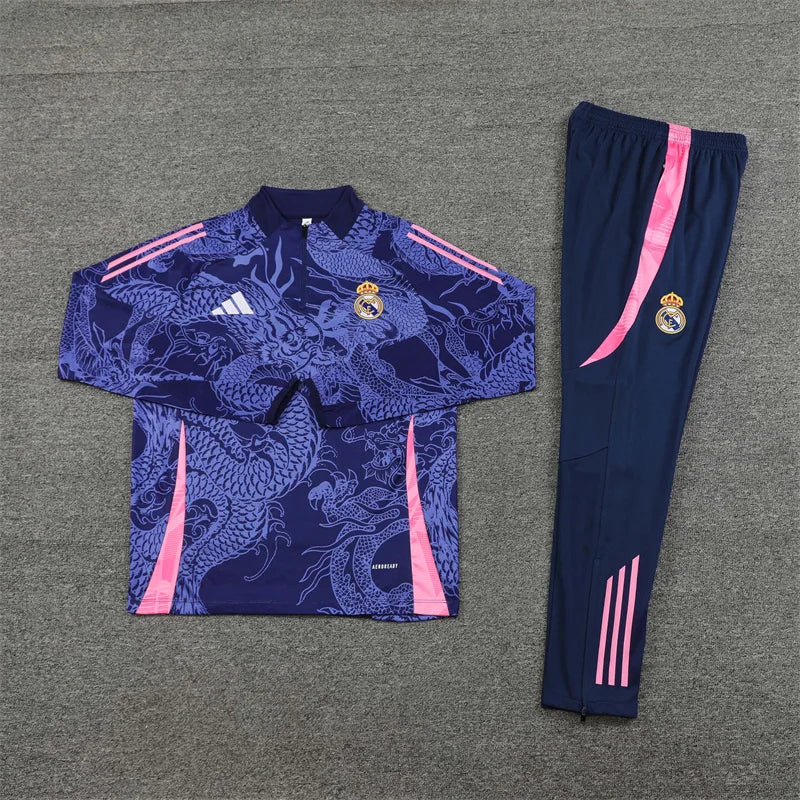 24/25 Real Madrid "Purple Dragon" Training Tracksuit