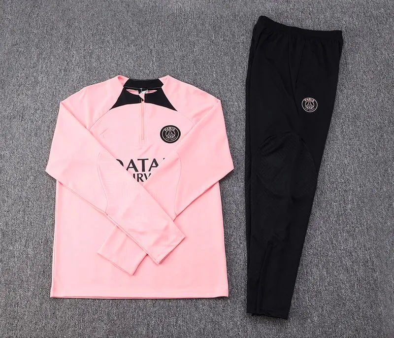 23/24 PSG 1/4 Zip Tracksuit Pink Edition