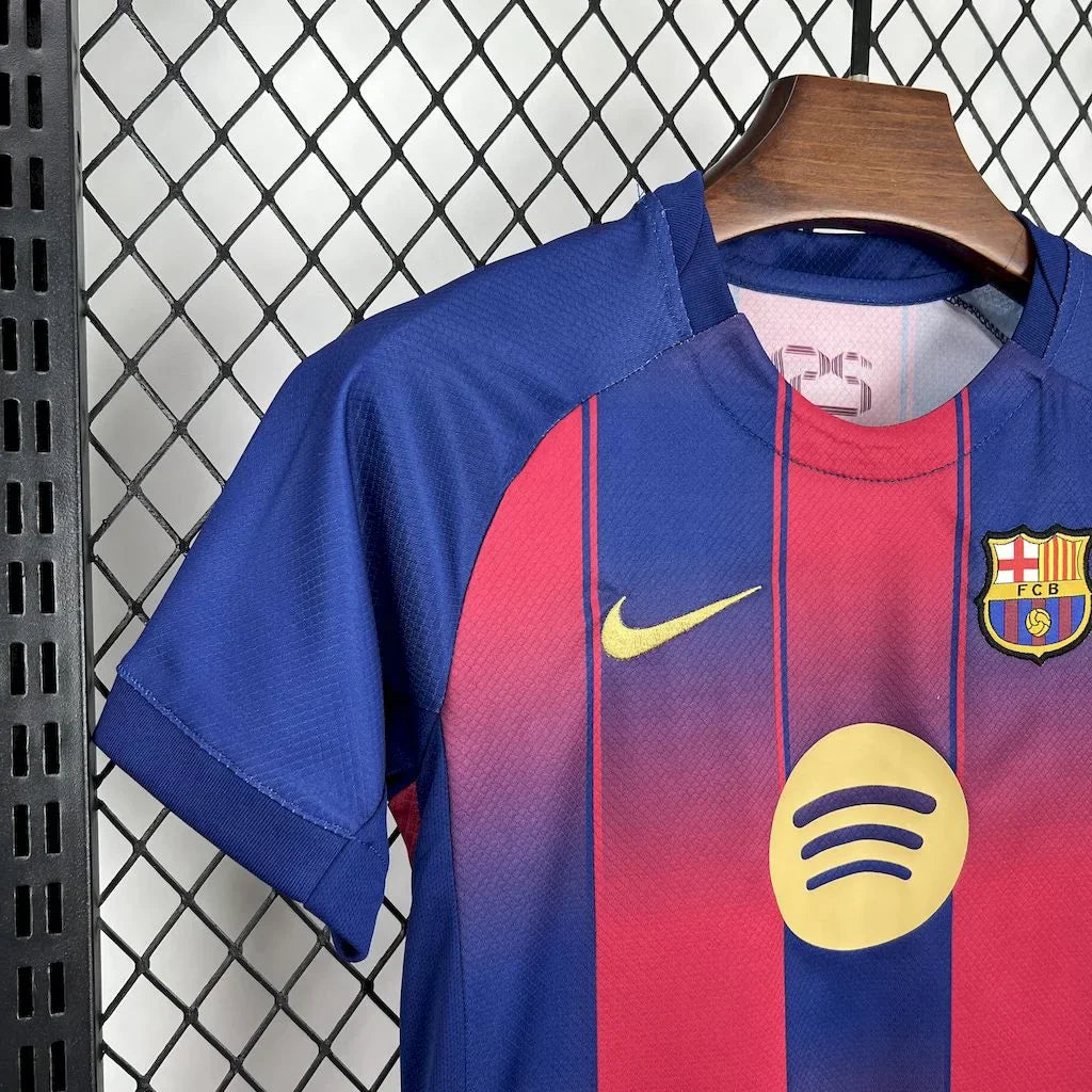 2025/2026 Barcelona Home Kit Kids Size
