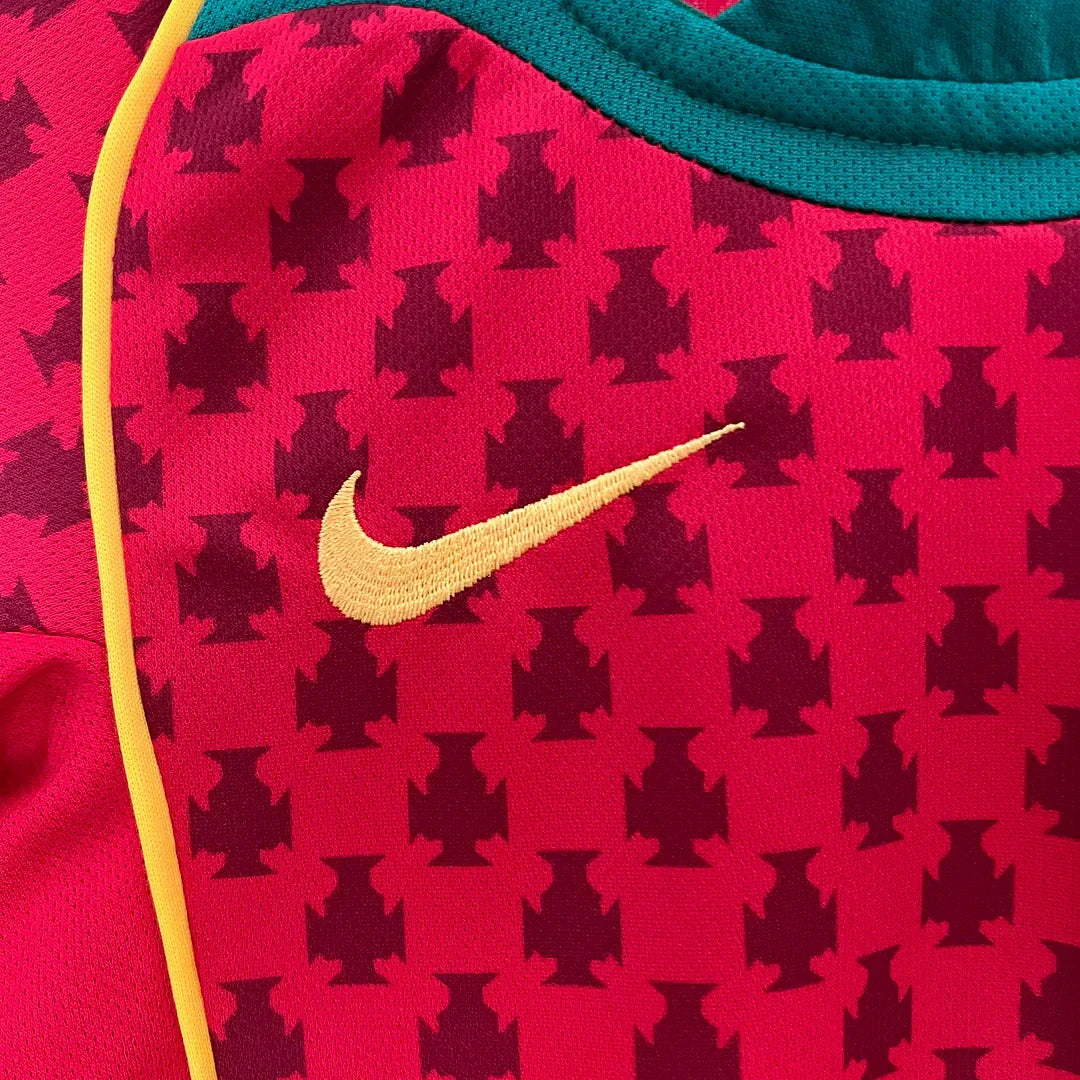 2004 Retro Portugal Home Jersey Kids Size