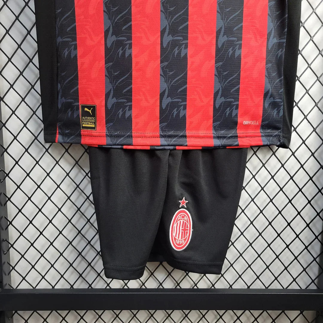 2025/2026 AC Milan Home Kit Kids Size