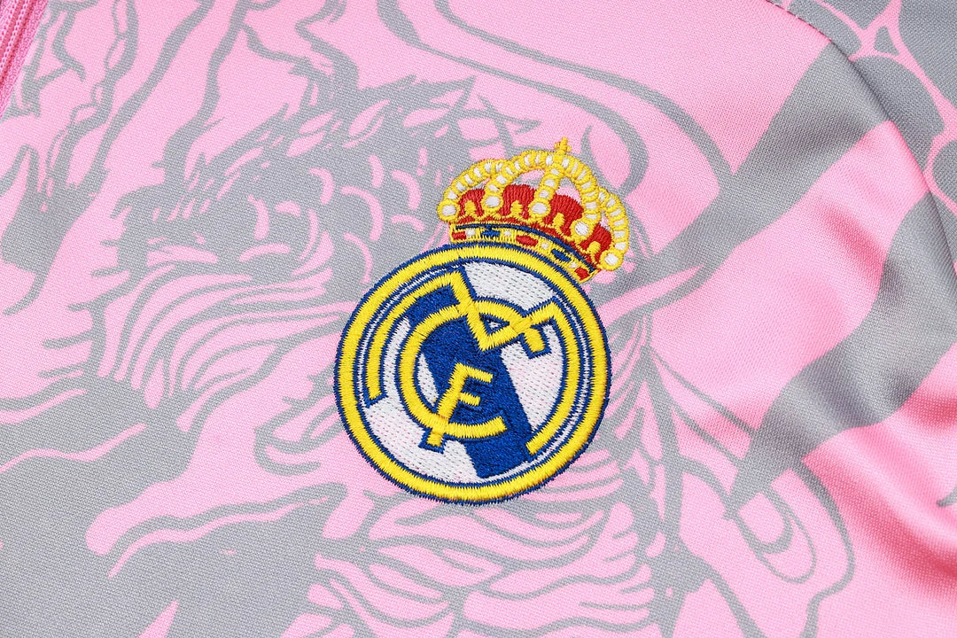 24/25 Real Madrid "Shadow Dragon" Pink Tracksuit