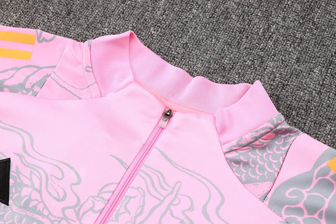 24/25 Real Madrid "Shadow Dragon" Pink Tracksuit