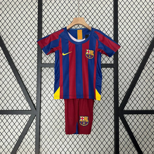 Barcelona 2005/2006 Home Jersey Kids Size