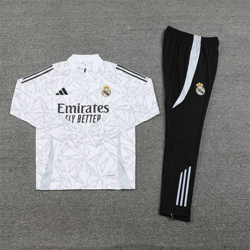 24/25 Real Madrid "Shadow Dragon" White Tracksuit