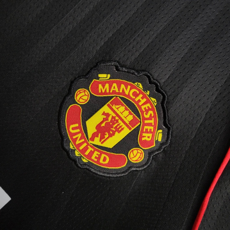 Manchester United 2007/2008 Black Jersey Kids Size