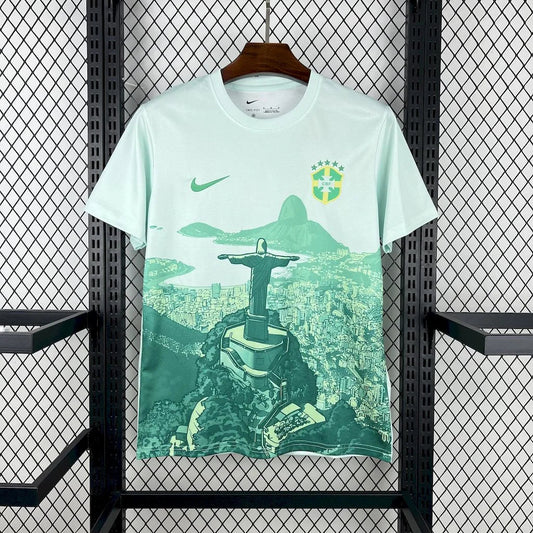 25/26 Brazil "The Redeemer" Green Special Edition Jersey