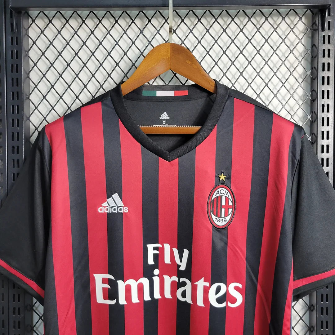 2016-2017 Retro AC Milan Home Jersey