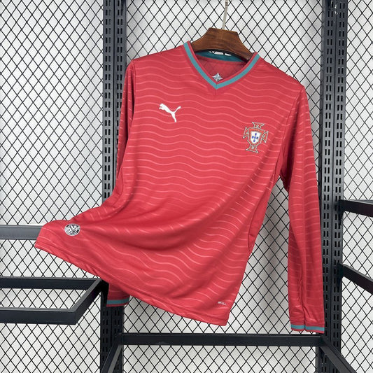 2026 Portugal Home World Cup Kit Long Sleeve Jersey