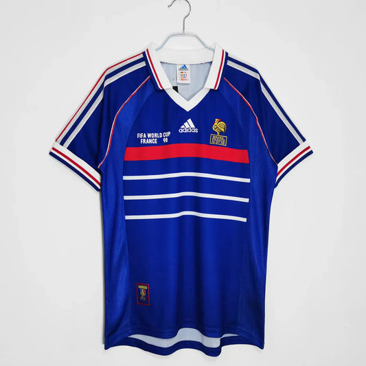 France Retro 1998 World Cup Home Jersey